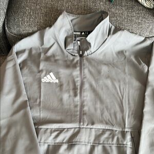 Adidas Gray Half-Zip Pullover